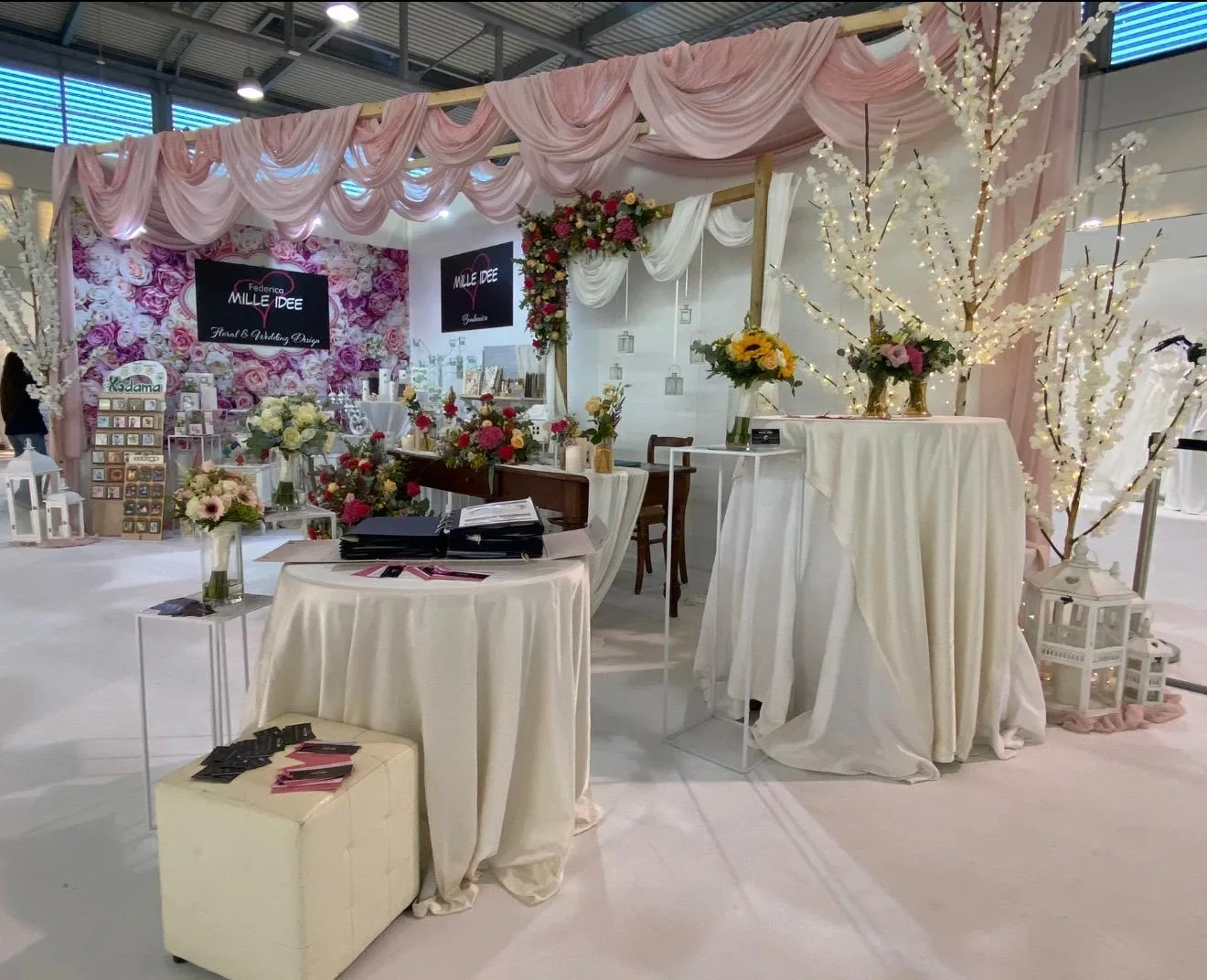 Uno stand allestito a Bridal Week Verona, la fiera degli sposi a Veronafiere
